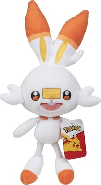 Peluche Scorbunny 20 cm - Pokémon - Bandai