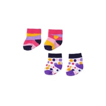 Baby born 2 paires de chaussettes, Assortiment