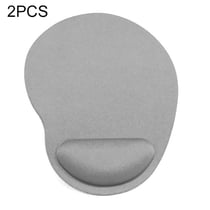 Tapis De Souris Gel Confortable Bleu Ciel Antidérapant Écologique 2 PCS Gris YONIS