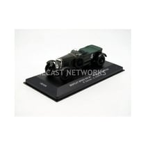 Voiture miniature de collection - IXO - BENTLEY Speed Six - 1/43 - Vainqueur Le Mans 1930 - Blanc/Vert
