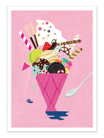 Affiche - Pirate Ice cream - Shihotana