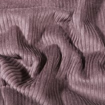 Tissu Velours côtelé uni  Gris taupe