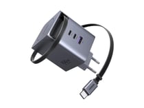 UGREEN Fast Charger 3-Port 100W GaN 65828 Retractable Cable