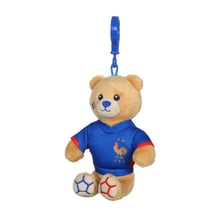 Peluche - Porte-clés Ourson Maillot FFF - 10 cm