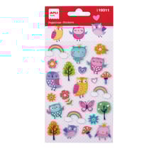 P.1F STICKERS HIBOUX