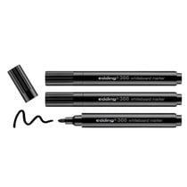 Lot de 3 marqueurs pour tableaux blancs EDDING 366 - Noir - Pointe ronde 1 mm