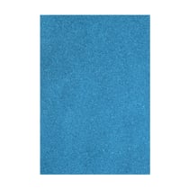 Papier mousse pailleté - Vaessen Creative - Bleu clair - A4 - 2 mm