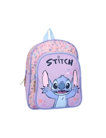 mybagstory – Sac à dos enfant Stitch Violet & Rose Motifs Fleurs – 30 cm