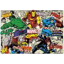 Puzzle marvel comics : hulk iron man thor black widow 1000 pieces - collection super heroes - educa 18498