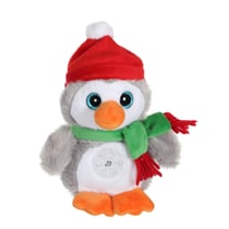 Peluche - Christmas pétillous sonore 16 cm - Pingouin