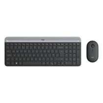 Ensemble clavier et souris - Logitech MK470 - Sans fil - AZERTY - Graphite