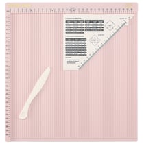Planche de rainurage - 30,5 x 30,5 cm - Score Easy - Rose - Vaessen Creative