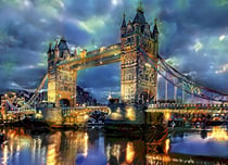 Puzzle 1000 pièces - Tower Bridge, England London Bridge - Bluebird Puzzle