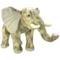 Peluche elephant 40 cm - animaux de la savane - wild planet - k7515