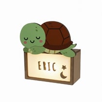 Lampe à poser personnalisable - Tortue