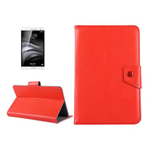Housse Protectrice Étui Pliable Simili Cuir Rouge Pour Tablette Tactile 7 Pouces