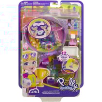 Polly pocket coffret match de football - terrain multi sports + 2 figurines + 12 accessoires - mattel - hcg14