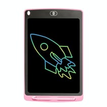 Tablette Graphique Enfant 10 Pouces Rose Clair Écriture LCD Réutilisable Portable YONIS