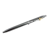 Stylo à bille - Chrome quadrillé - Encre noire - Pointe moyenne - Rétractable - Fisher Space Pen