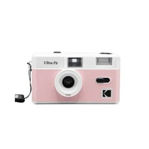 KODAK Ultra F9 - Appareil Photo Argentique Réutilisable 35mm, Objectif Fixe 31mm F/9, Flash Intégré, Chargement Facile, Rembobinage Manuel, Idéal en Intérieur - Rose