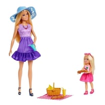 -Famille Et Amis- Pique-Nique-Coffret 2 Poupées - 3 ans+- JBF43