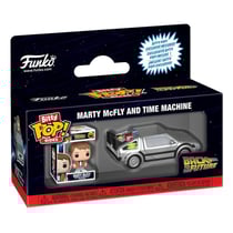 Retour vers le futur - Figurine Bitty POP! Marty McFly and Time Machine