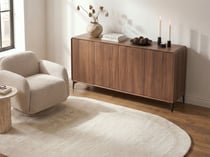 Buffet MDF Marron foncé COWELL - Beliani