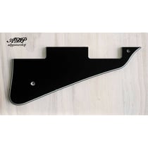 Plaque Pickguard pour guitare style Gibson Les Paul Noire Black 3ply Humbuckers