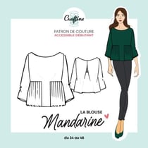 Patron Craftine Blouse Mandarine - Format Papier