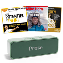 Coffret Dépassement de soi - Mike Horn - David Goggins - Patrick Mouratoglou + Lecteur Prose