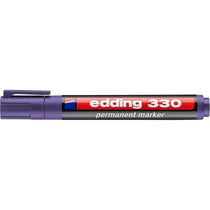Marqueur - Violet - Indélébile - Permanent - Pointe biseautée 1-5mm - Edding 330