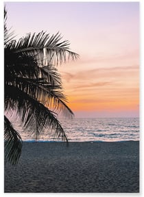 Poster Paysage Coucher de Soleil | A3 : 29,7x42cm