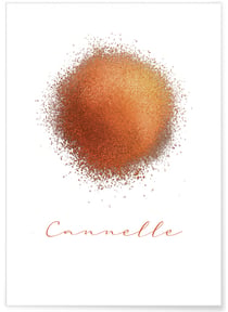 Affiche Cannelle | A3 : 29,7x42cm