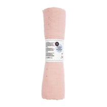 Mousseline froissée rose poudre 130 x 50 cm