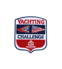 Ecusson thermocollant yachting 5,5cm x 6,5cm
