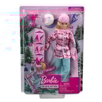 Poupee barbie snowboardeuse 30 cm avec accessoires - sport d'hiver - mattel - hcn32