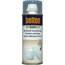 Spray de primaire d'accroche pour surface en plastique - Argent transparent - Belton