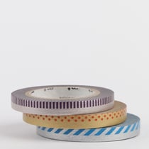Masking tape - 3 rouleaux fins - Deco C - 10 m x 6mm