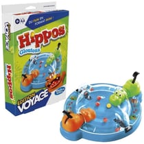 Hippos gloutons Voyage, jeu de société de voyage pour 2 joueurs, des 4 ans,