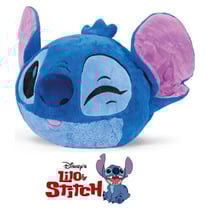 Coussin Peluche Chauffe-Mains Stitch Angel 3D Disney 3 en 1 - Bleu