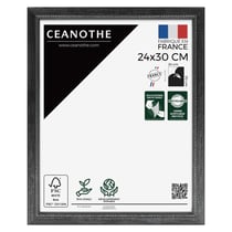 Cadre photo Perle noir 24x30 cm