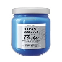 Peinture vinylique - Flashe - Bleu Rex - 067 - Lefranc Bourgeois - 400ml
