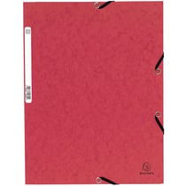 Chemise 3 Rabats Rouge - Exacompta