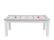 Air Hockey Nord convertible en table à manger – 8 personnes – Coloris blanc laqué surfa – 1001jouets