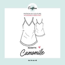 Patron Craftine Nuisette Camomille - Format Papier