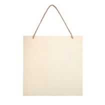 Carré en bois à suspendre et à décorer 20 cm