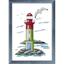 LUC - Kit à broder au point de croix Le phare