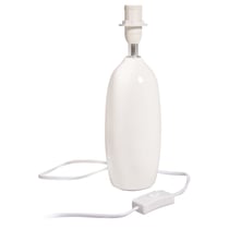Pied de lampe céramique "Helsinki", VDE, 27,5cm, câble 2m, interrupteur, E14douil