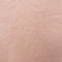 Tissu Voile de Coton Plumetis Dobby sur fond Rose pâle - Au mètre