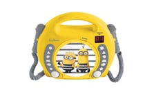 Lecteur CD portable avec 2 microphones Les Minions